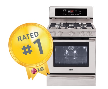 free standing lg gas range