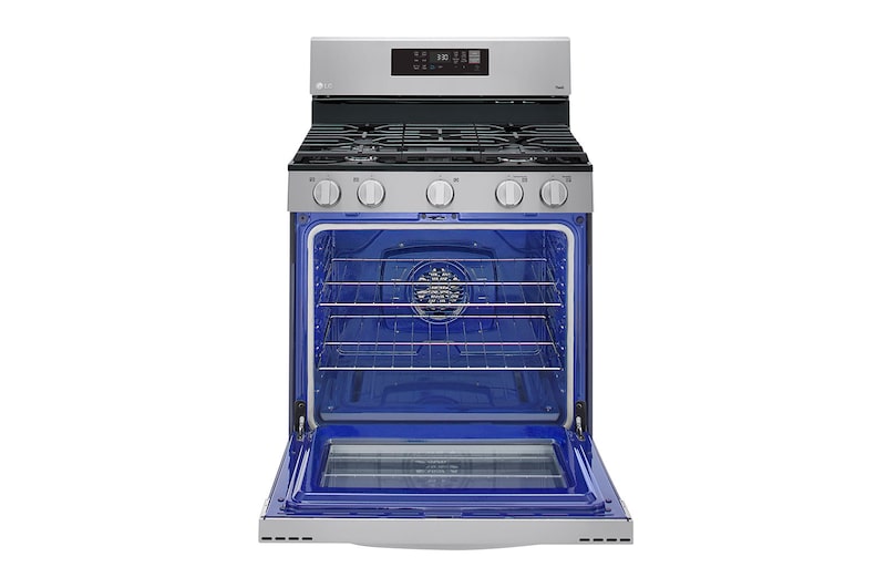 LG 5.8 cu ft. Smart Wi-Fi Enabled Fan Convection Gas Range with Air Fry & EasyClean®, LRGL5823S