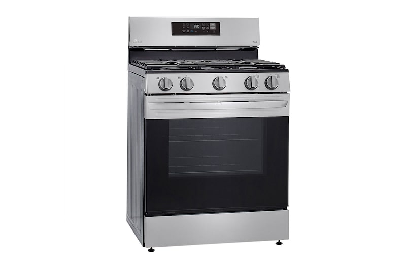 LG 5.8 cu ft. Smart Wi-Fi Enabled Fan Convection Gas Range with Air Fry & EasyClean®, LRGL5823S