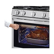 LG 5.8 cu ft. Smart Wi-Fi Enabled True Convection InstaView™  Gas Range with Air Fry, LRGL5825F