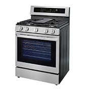 LG 5.8 cu ft. Smart Wi-Fi Enabled True Convection InstaView™  Gas Range with Air Fry, LRGL5825F
