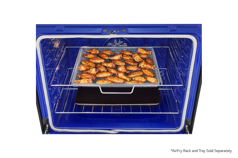 LG 5.8 cu ft. Smart Wi-Fi Enabled True Convection InstaView™ Gas Range with Air Fry, LRGL5825F