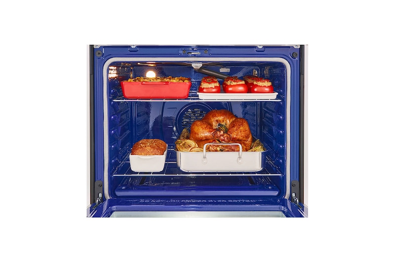 LG 5.8 cu ft. Smart Wi-Fi Enabled True Convection InstaView™ Gas Range with Air Fry, LRGL5825F