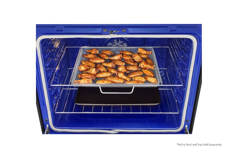 LG 5.8 cu ft. Smart Wi-Fi Enabled True Convection InstaView™ Gas Range with Air Fry, LRGL5825F