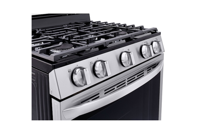 LG 5.8 cu ft. Smart Wi-Fi Enabled True Convection InstaView™ Gas Range with Air Fry, LRGL5825F