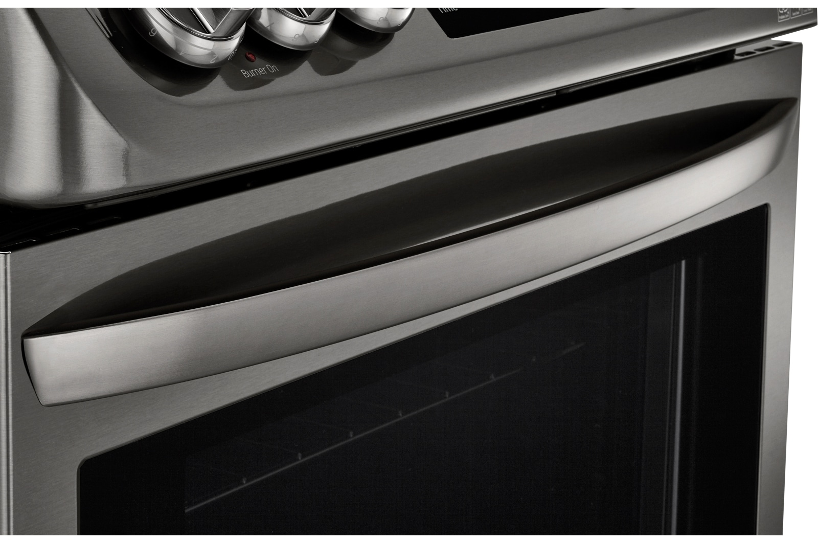 LG 6.3 cu.ft. Black Stainless Steel Series Electric Slide In Range with ProBakeConvection™ , LSE5613BD
