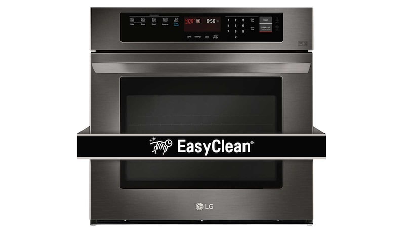 LG 4.7 cu.ft. Black Stainless Steel Series Single Wall Oven with EasyClean®, LWS3063BD