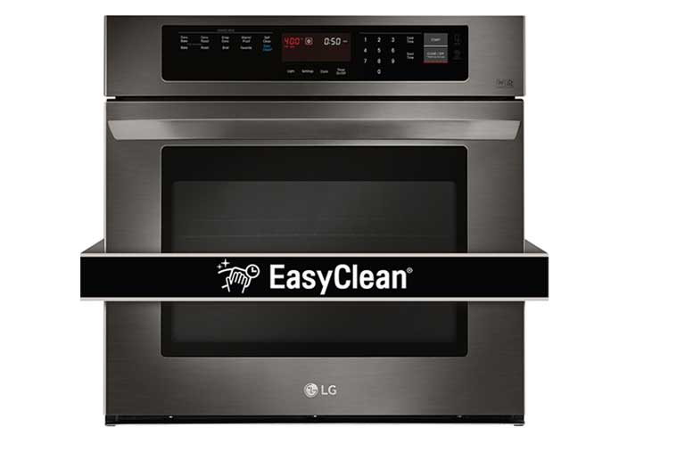 LG 4.7 cu.ft. Black Stainless Steel Series Single Wall Oven with EasyClean®, LWS3063BD