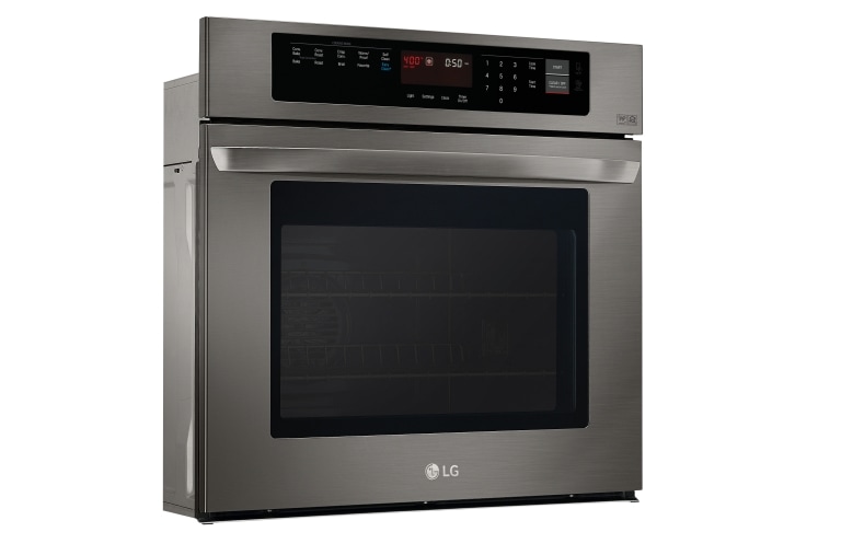 LG 4.7 cu.ft. Black Stainless Steel Series Single Wall Oven with EasyClean®, LWS3063BD