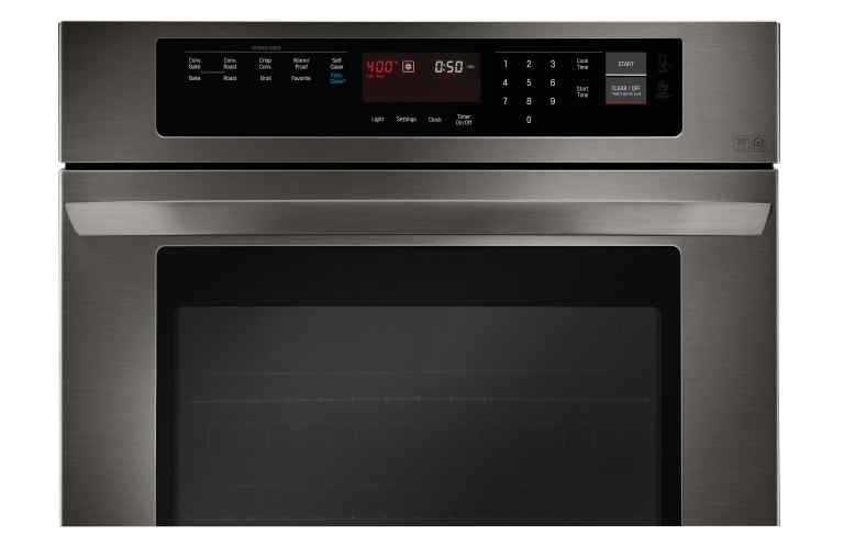 LG 4.7 cu.ft. Black Stainless Steel Series Single Wall Oven with EasyClean®, LWS3063BD
