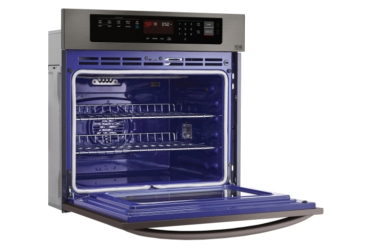 LG 4.7 cu.ft. Black Stainless Steel Series Single Wall Oven with EasyClean®, LWS3063BD