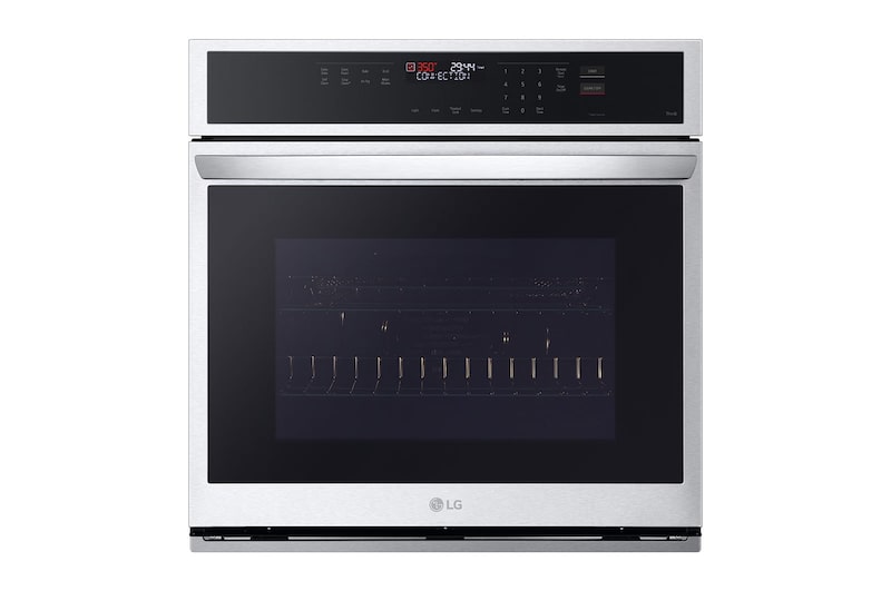 LG 4.7 cu ft. Single Wall Oven | Fan Convection, Air Fry, SelfClean, EasyClean® & Smart, Stainless, WSEP4723F