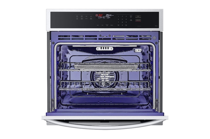LG 4.7 cu ft. Single Wall Oven | Fan Convection, Air Fry, SelfClean, EasyClean® & Smart, Stainless, WSEP4723F