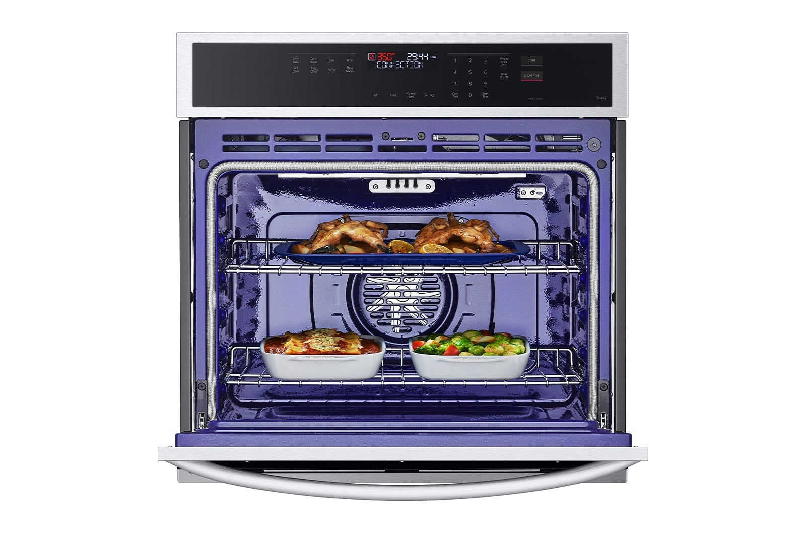 LG 4.7 cu. ft. Smart Wall Oven with Convection and Air Fry, WSEP4723F