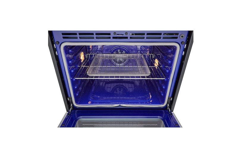 LG 4.7 cu ft. Single Wall Oven | Fan Convection, Air Fry, SelfClean, EasyClean® & Smart, Stainless, WSEP4723F