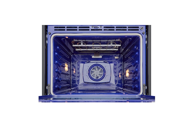 LG 4.7 cu ft. Single Wall Oven | Fan Convection, Air Fry, SelfClean, EasyClean® & Smart, Stainless, WSEP4723F