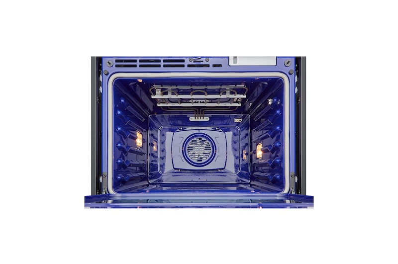 LG 4.7 cu ft. Single Wall Oven | True Convection, Steam Sous-Vide, Air Fry, InstaView®, SelfClean, EasyClean® & Smart, Stainless, WSEP4727F