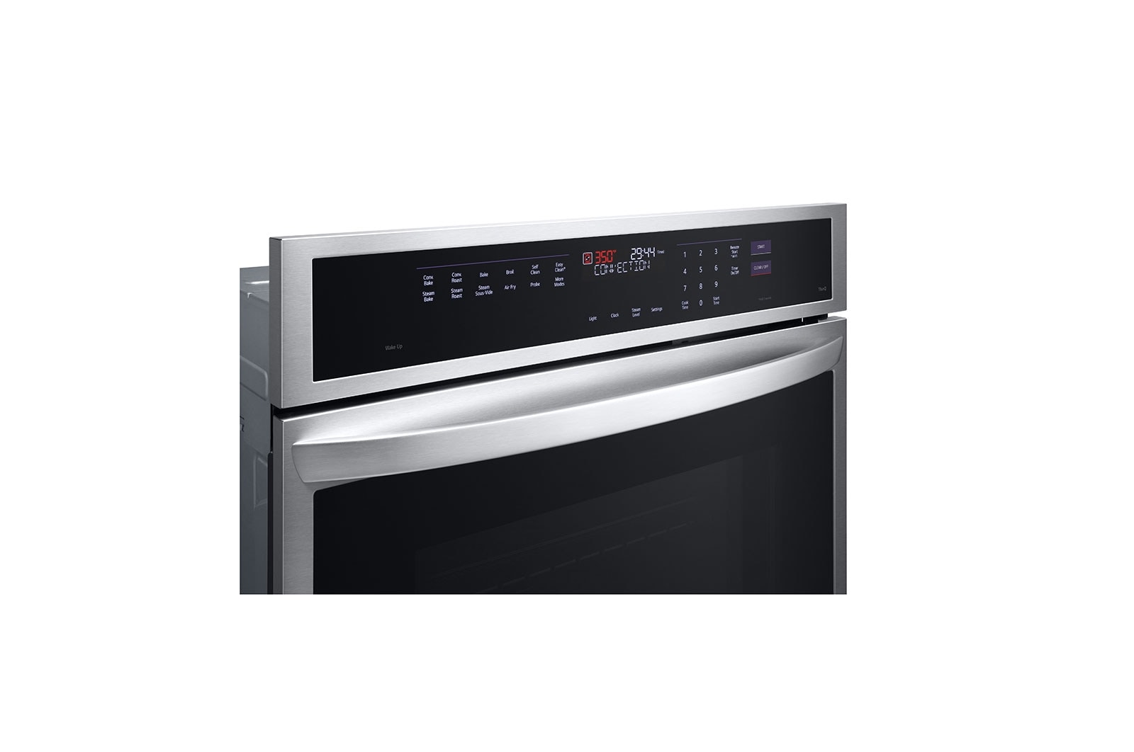 LG 4.7 cu. ft. Smart Wall Oven with InstaView®, True Convection, Air Fry, and Steam Sous Vide, WSEP4727F