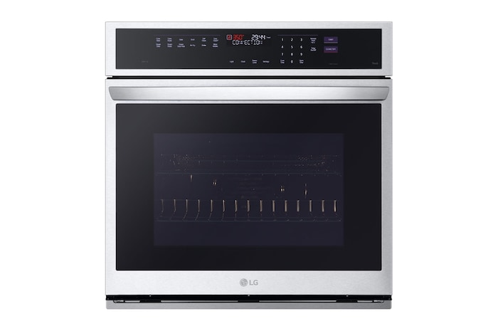 LG 4.7 cu ft. Single Wall Oven | True Convection, Steam Sous-Vide, Air Fry, InstaView®, SelfClean, EasyClean® & Smart, Stainless, WSEP4727F