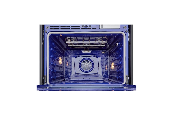 LG 4.7 cu ft. Single Wall Oven | True Convection, Steam Sous-Vide, Air Fry, InstaView®, SelfClean, EasyClean® & Smart, Stainless, WSEP4727F