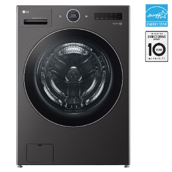 Front view of 5.7 cu. ft. WashCombo® with ezDispense®, TurboWash®, Heat Pump Dry WM6998HBA