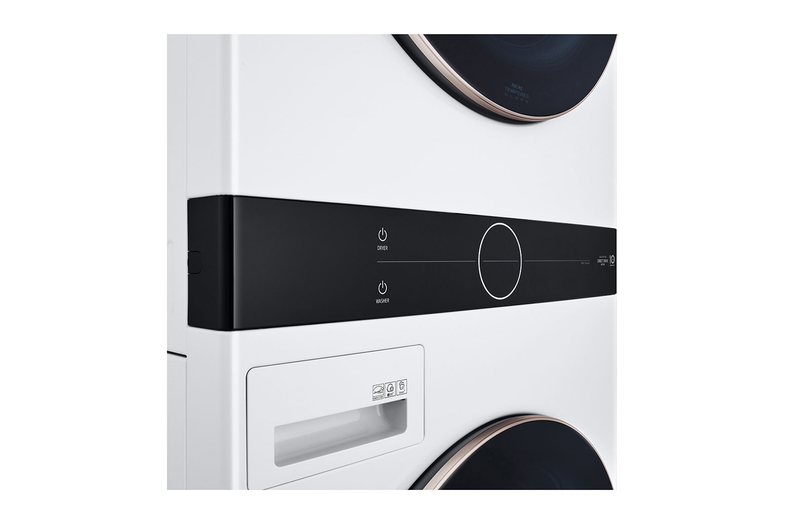 LG WashTower® with Centre Control™ 5.2 cu. ft. Washer and 7.4 cu. ft. Electric Dryer, WKE100HWA