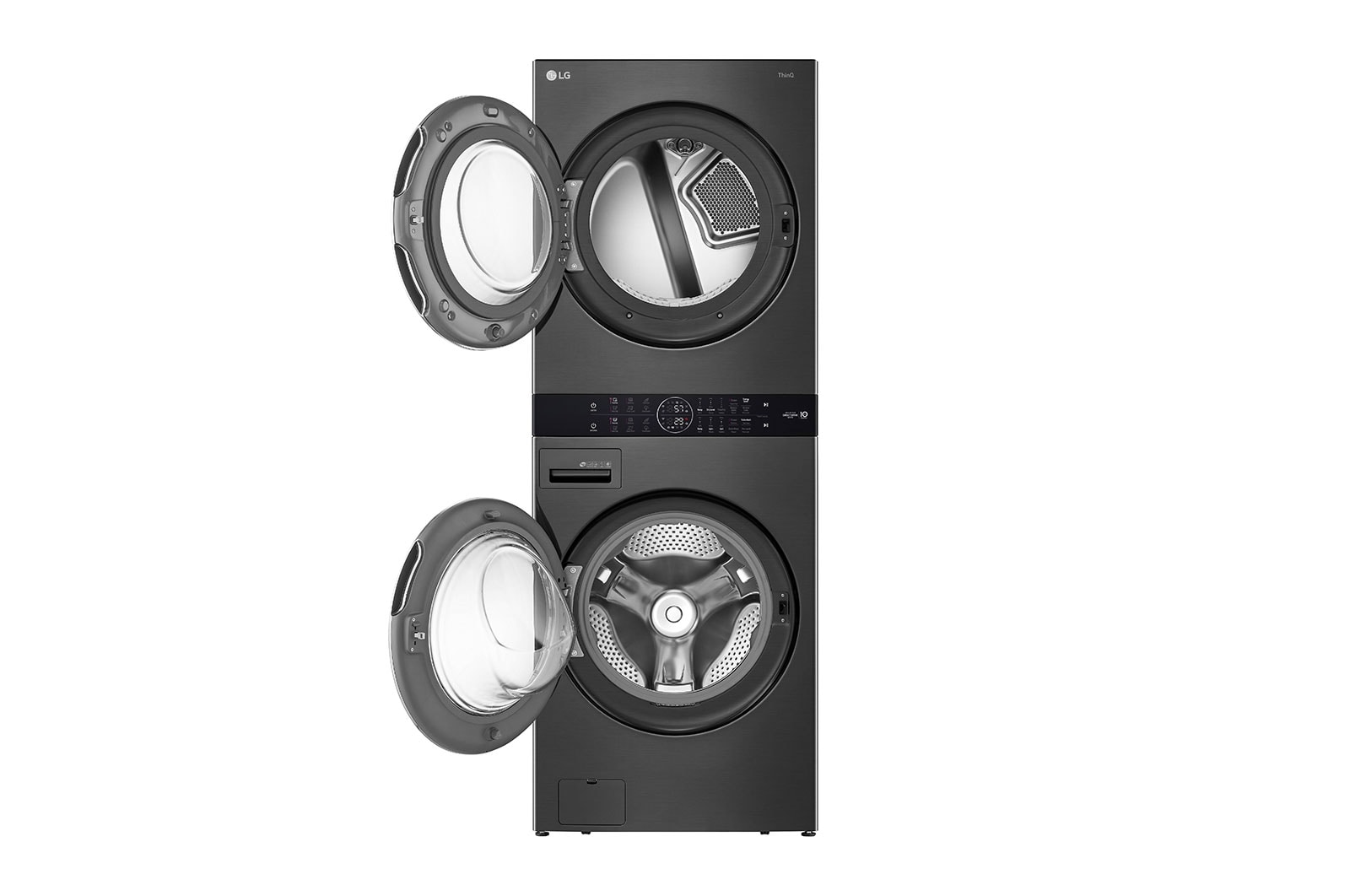 LG WashTower® with Centre Control™ 5.2 cu. ft. Washer and 7.4 cu. ft. Electric Dryer, WKEX200HBA