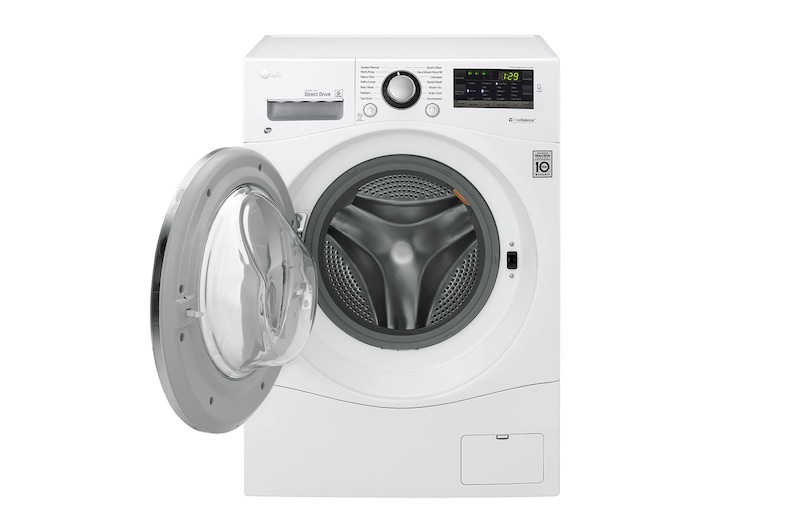 LG 24 inch, 2.6 cu.ft. All-in-One Front Load Washer / Dryer Combo with 6Motion™ Technology, WM3488HW