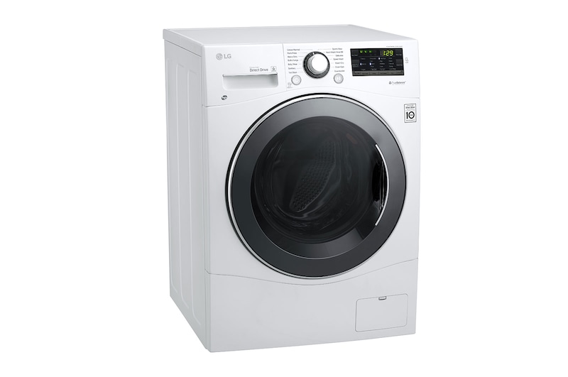LG 24 inch, 2.6 cu.ft. All-in-One Front Load Washer / Dryer Combo with 6Motion™ Technology, WM3488HW