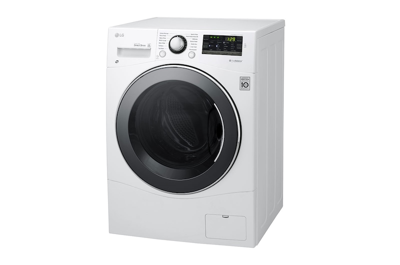 LG 24 inch, 2.6 cu.ft. All-in-One Front Load Washer / Dryer Combo with 6Motion™ Technology, WM3488HW