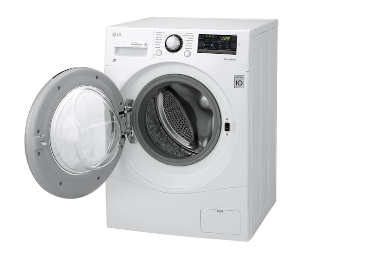LG 24 inch, 2.6 cu.ft. All-in-One Front Load Washer / Dryer Combo with 6Motion™ Technology, WM3488HW