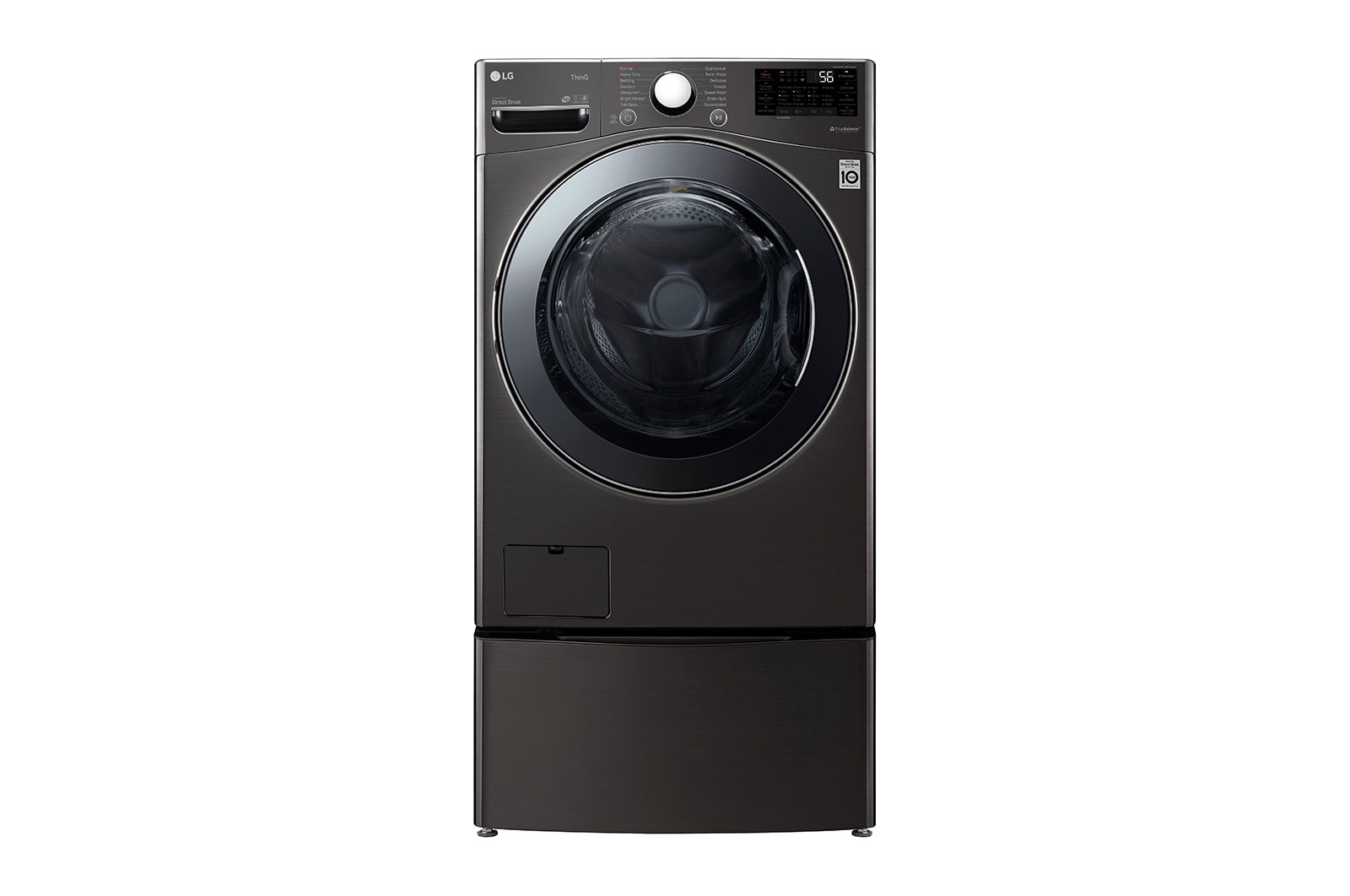 LG 5.2 cu.ft. Smart Wi-Fi Enabled All-In-One Washer/Dryer with TurboWash® Technology, WM3998HBA