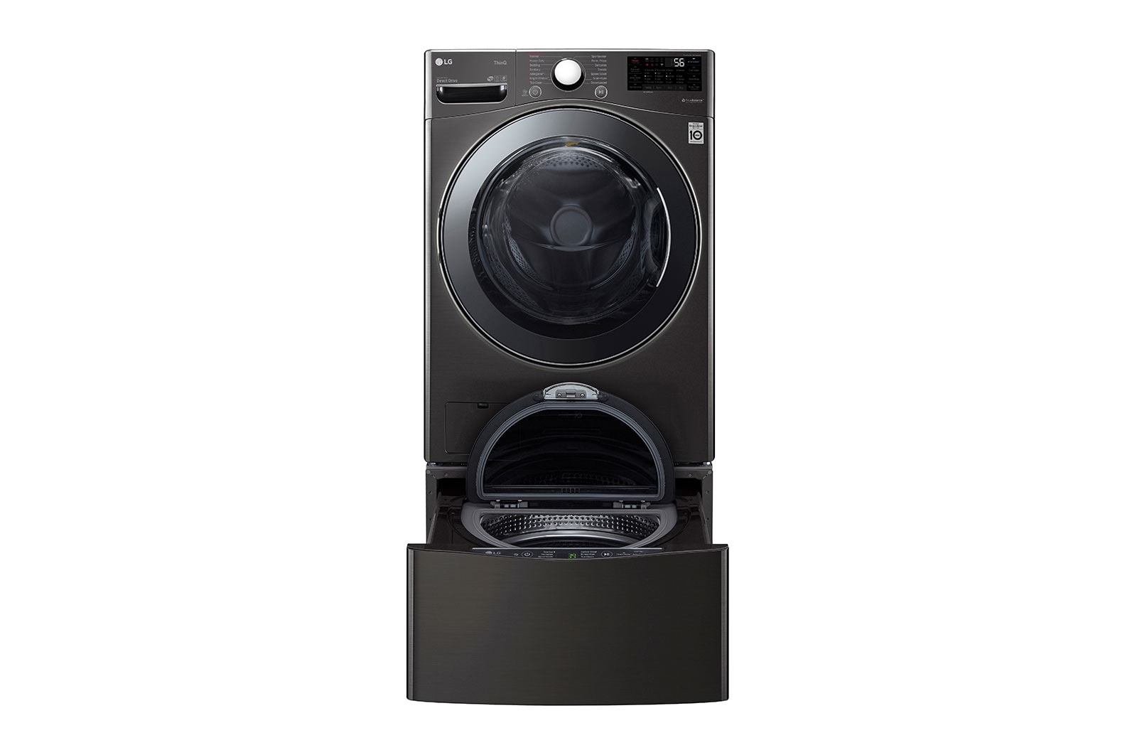 LG 5.2 cu.ft. Smart Wi-Fi Enabled All-In-One Washer/Dryer with TurboWash® Technology, WM3998HBA