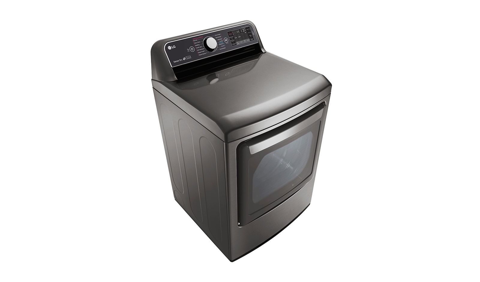 LG 7.3. cu. ft. TurboSteam™ Dryer with EasyLoad™ Dual-opening Door, DLEX7600VE