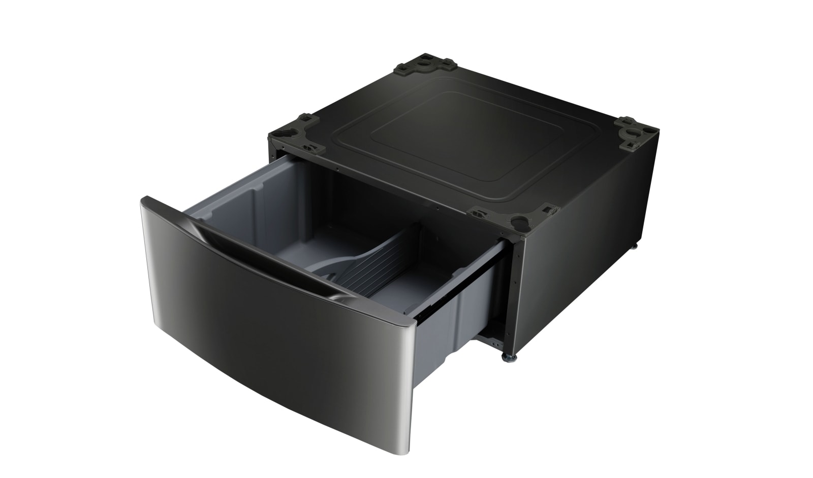 LG 6.3 Total Capacity LG TWINWash™ Bundle with LG Pedestal Washer and Electric Dryer, WM4370HKA_DLEX4370K_WD100CK_WDP4K