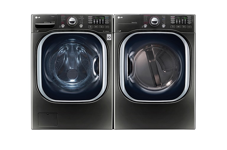 LG 6.3 Total Capacity LG TWINWash™ Bundle with LG Pedestal Washer and Electric Dryer, WM4370HKA_DLEX4370K_WD100CK_WDP4K