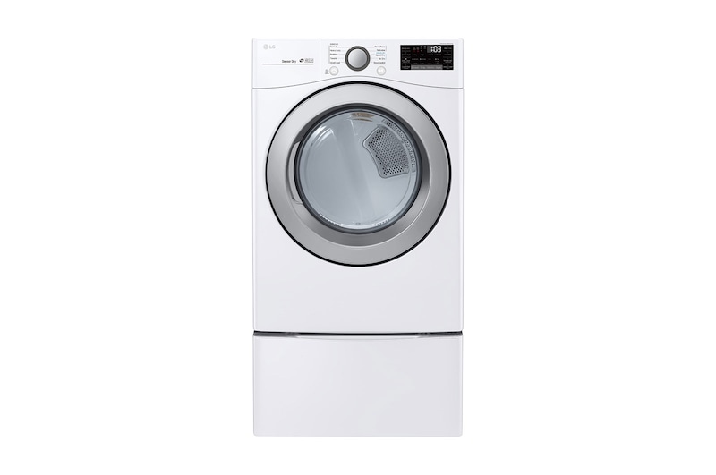 LG 6.3 Total Capacity LG TWINWash™ Bundle with LG Pedestal , WM3500CW_WD100CW_DLG3501W_WDP4W
