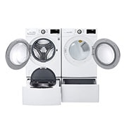 LG 6.3 Total Capacity LG TWINWash™ Bundle with LG Pedestal , WM3500CW_WD100CW_DLG3501W_WDP4W