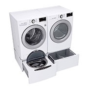 LG 6.3 Total Capacity LG TWINWash™ Bundle with LG Pedestal , WM3500CW_WD100CW_DLG3501W_WDP4W
