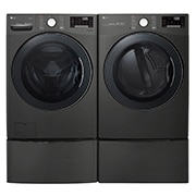 LG 6.3 Total Capacity LG TWINWash™ Bundle with LG Pedestal , WM3800HBA_WD100CB