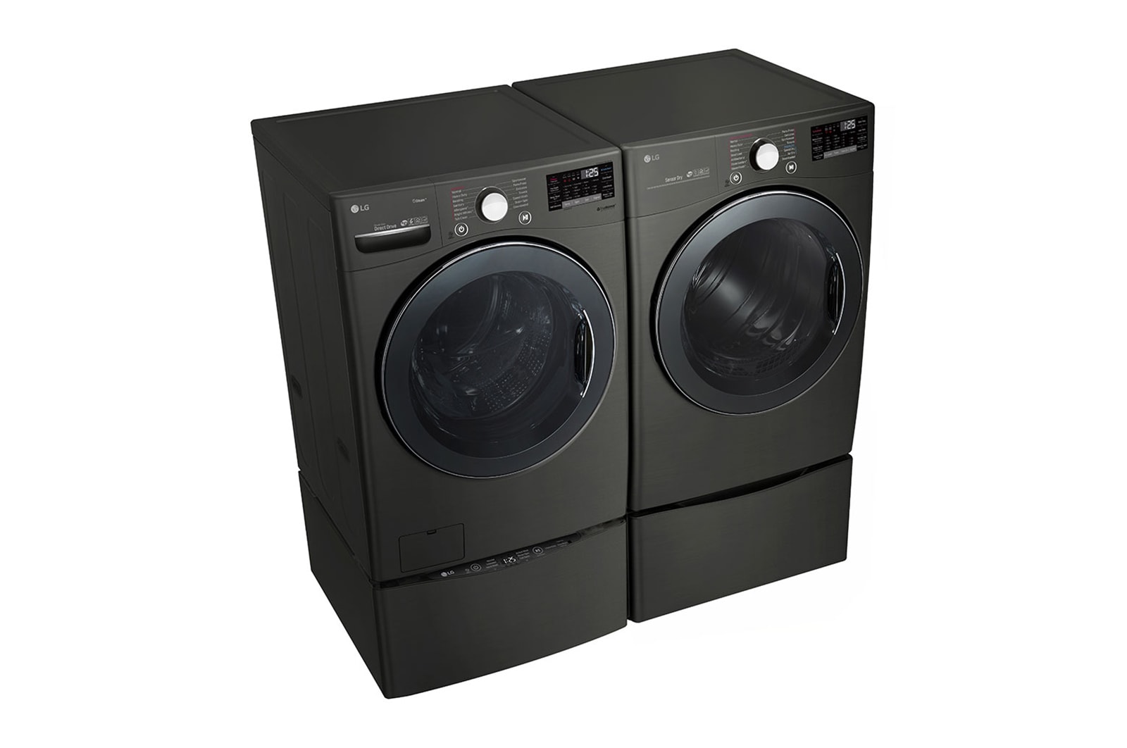 LG 6.3 Total Capacity LG TWINWash™ Bundle with LG Pedestal , WM3800HBA_WD100CB