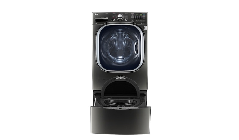 LG 6.3 Total Capacity LG TWINWash™ Bundle with LG Pedestal Washer, WM4370HKA_WD100CK