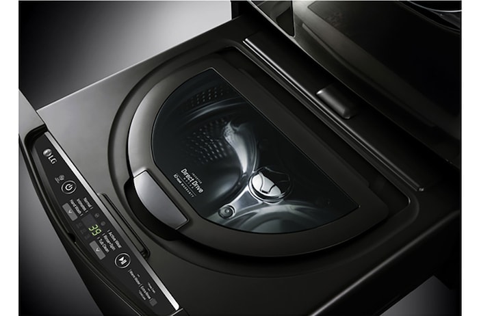 LG 6.3 Total Capacity LG TWINWash™ Bundle with LG Pedestal Washer, WM4370HKA_WD100CK