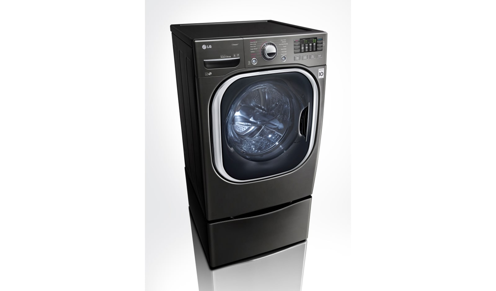 LG 6.3 Total Capacity LG TWINWash™ Bundle with LG Pedestal Washer, WM4370HKA_WD100CK