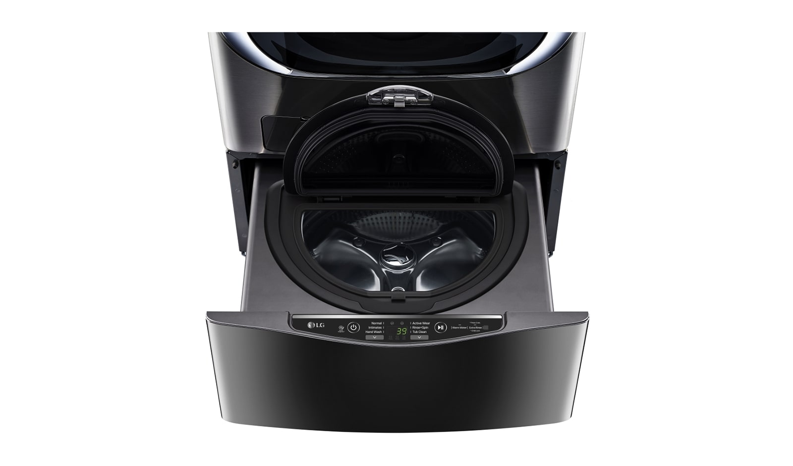 LG 6.3 Total Capacity LG TWINWash™ Bundle with LG Pedestal Washer, WM4370HKA_WD100CK