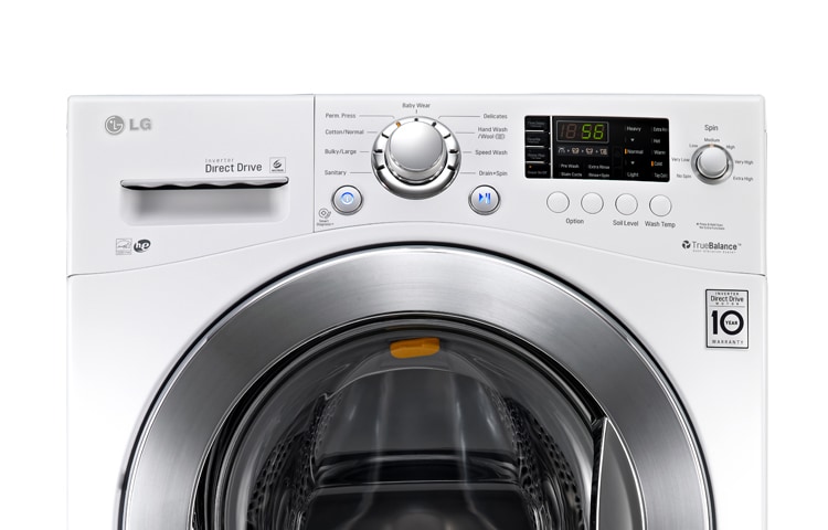 LG 24 inch, 2.6 cu.ft. Capacity Compact Size Front Load Washer with 6Motion™ Technology, WM1377HW