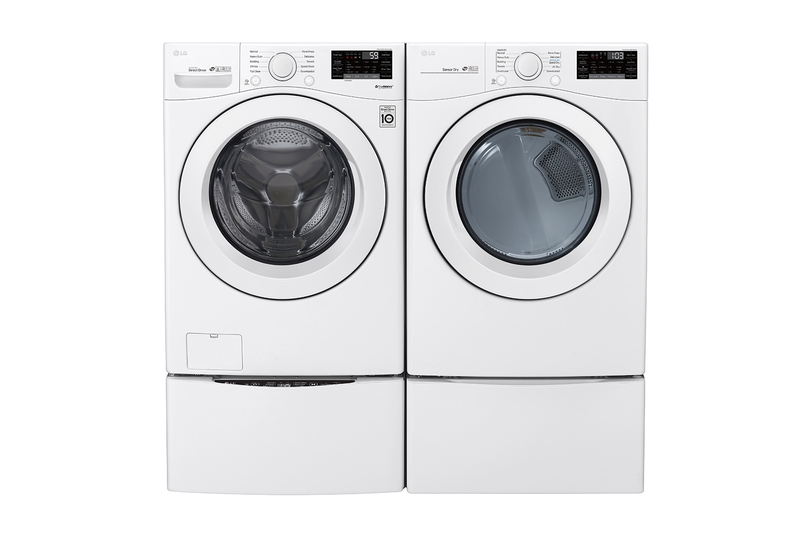 LG 5.2 cu. ft. Ultra Large Smart Wi-Fi Enabled Front Load Washer, WM3090CW