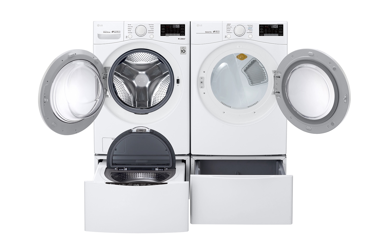 LG 5.2 cu. ft. Ultra Large Smart Wi-Fi Enabled Front Load Washer, WM3090CW
