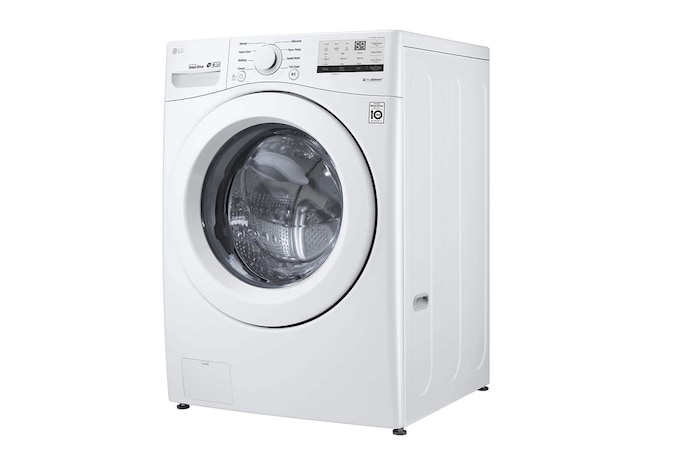 Side view of LG 5.2 cu.ft. Front Load Washer with 6Motion™ and ColdWash™ - WM3400CW