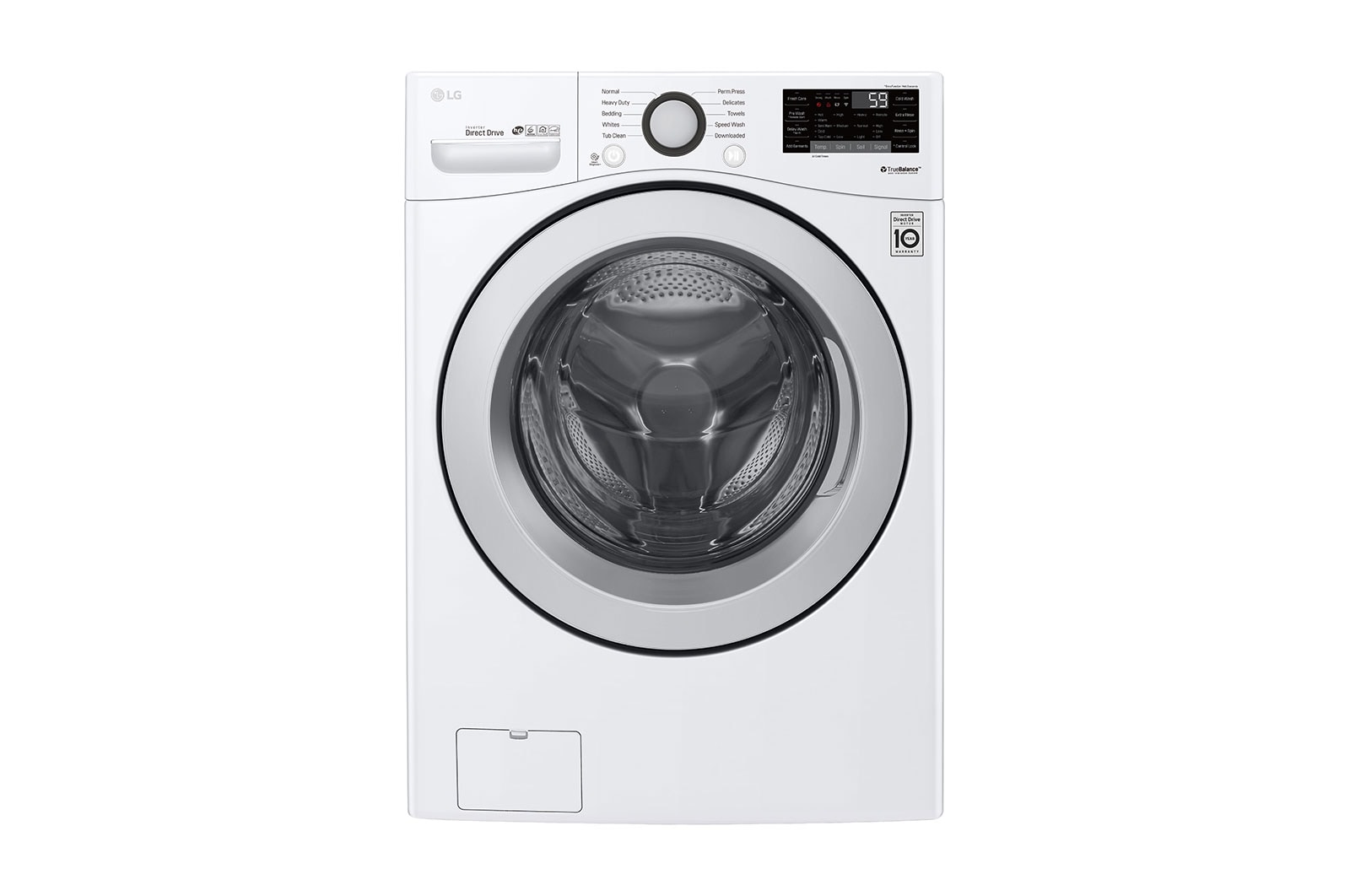 LG 5.2 cu. ft. Ultra Large Smart Wi-Fi Enabled Front Load Washer, WM3500CW